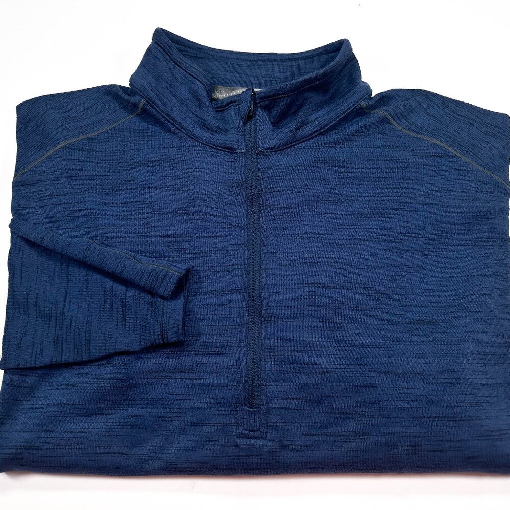 Kuhl Alloy 1/4 Zip Blue Long Sleeve Men's 2XL Outdoor Breathable Wicking